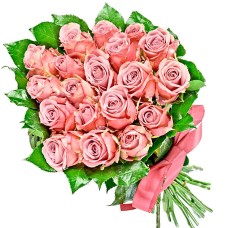 24 pink roses bouquet