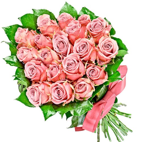 24 pink roses bouquet