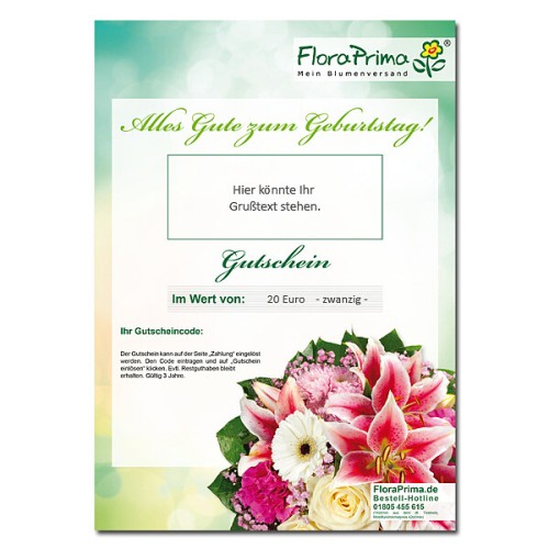 Digital Gift Certificate 