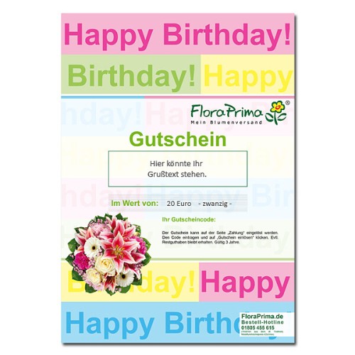 Digital Gift Certificate 