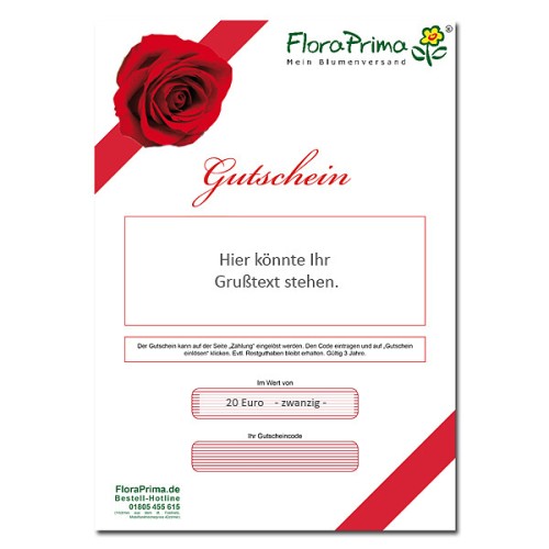 Digital Gift Certificate 