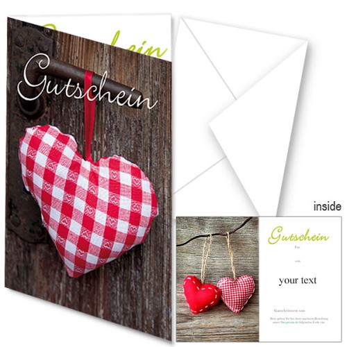 Gift Certificate Heart