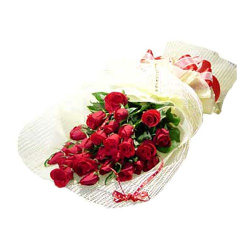 Bunch of red roses