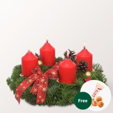 Wreath Classic Advent (Ã˜ 30 cm) with 3 Ferrero Giotto