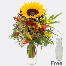 Flower Bouquet Lebenslust with vase
