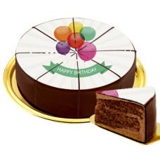 Dessert Motif Cake "Happy Birthday"