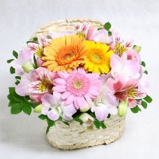 white basket