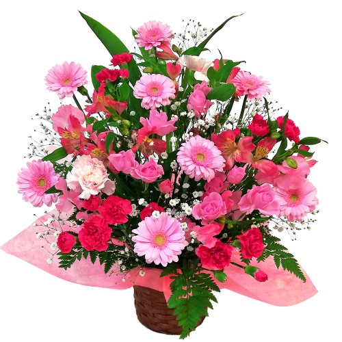 Gorgeous seasonal arrangement/pink