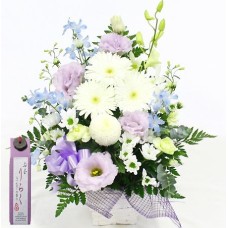 Offering Arrangement (Omakase Standard) + Incense stick "Riraku"