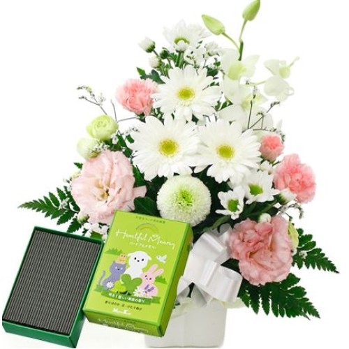 Offering Arrangement (Omakase Standard) White & Pink