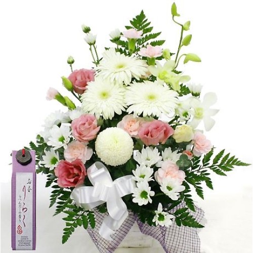 Offering Arrangement (Omakase Standard) + Incense stick 