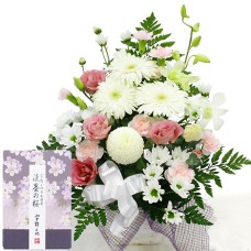 Offering arrangement (Omakase standard)
+ Incense sticks “Light ink cherry blossoms”
