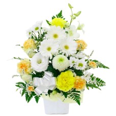 Offering Arrangement (Omakase Standard) White & Yellow/Orange