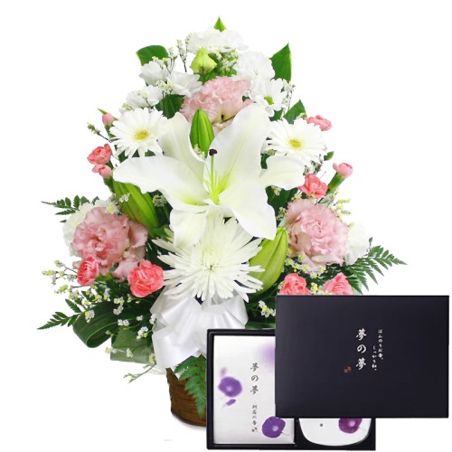 Offering Arrangement Deluxe Tall
+ Incense Sticks “Dream Dream Incense Plate”