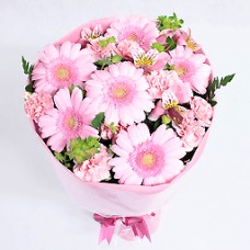 Ice cream peach bouquet