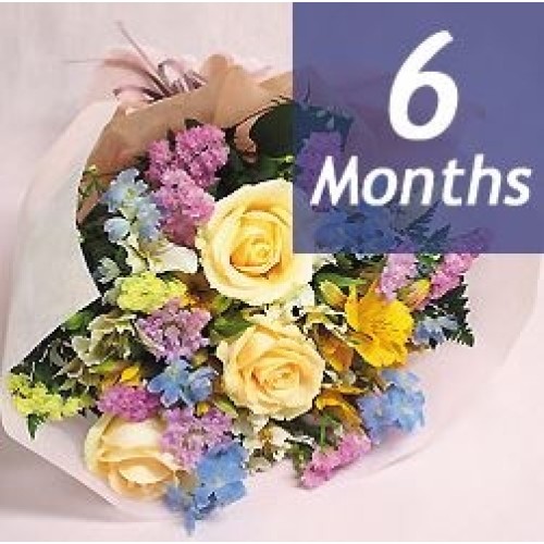Seasonal Bouquet・Deluxe -6 months regular delivery-