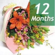 Seasonal Bouquet Deluxe -12 Month Regular Service-