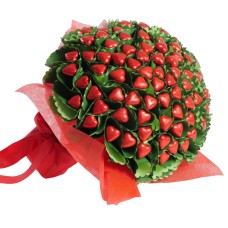 Six Dozen Hearts Posy