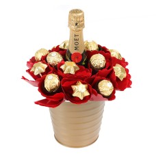 Mini Moet Chocolate Bouquet