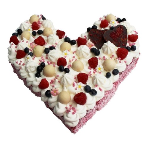 Heart Lamington Cake
