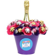 Number One Mum-Blush Luxury Prosecco Chocolate Bouquet