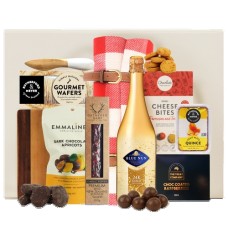 Everything but the Cheese Luxury Hamper with bubbles