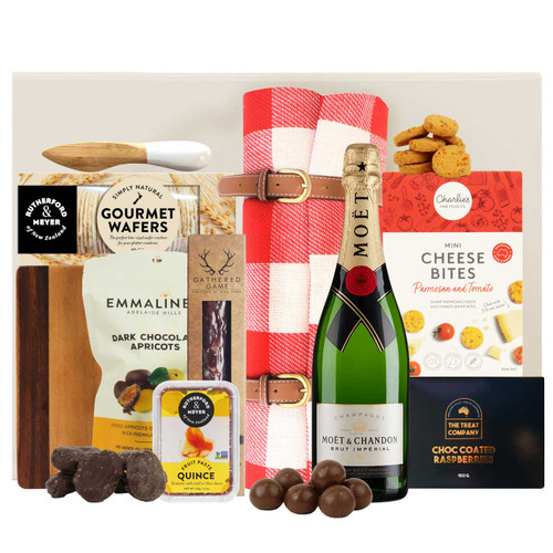 Everything but the Cheese Luxury Hamper with Moet