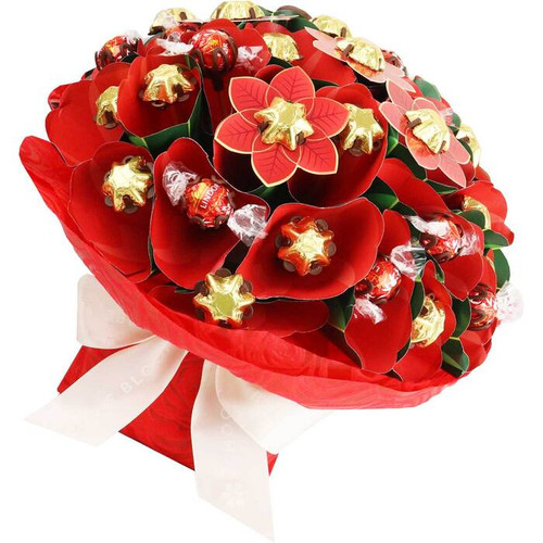 Poinsettia Bouquet Deluxe
