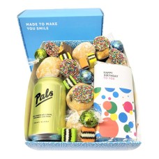 Happy Birthday Gin Pals And Donut Gift Box