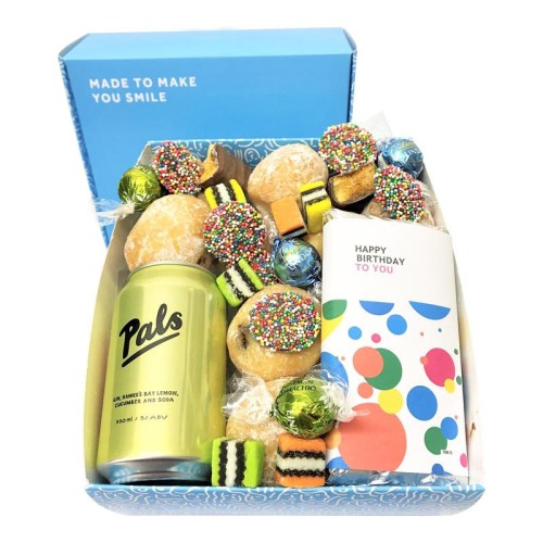 Happy Birthday Gin Pals And Donut Gift Box
