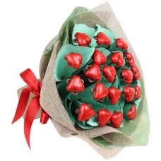 Red Hearts Flower Posy