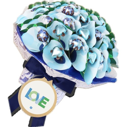 LOVE Aqua Bouquet Medium