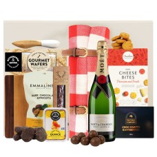 Everything but the Cheese Luxury Hamper with Moet