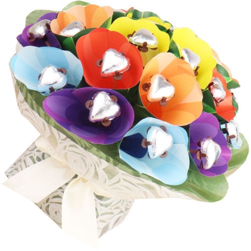 Rainbow Love Chocolate Posy