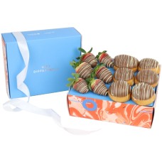 Swirl Box Of Donuts And Strawberries