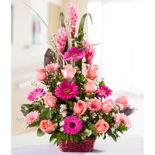 Mixed Flower Basket