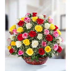 Premium Rose Basket