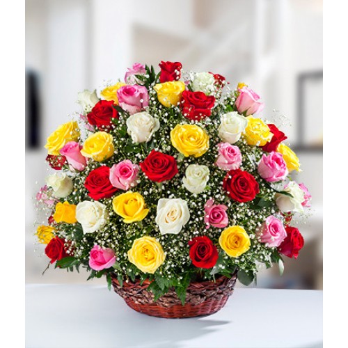 Premium Rose Basket