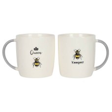 Queen Bee and Keeper Mug Set