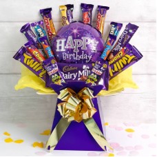 The Happy Birthday Deluxe Cadburys Chocolate Bouquet