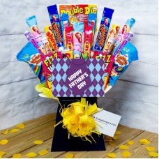 Fathers Day Giant Retro Sweet Bouquet