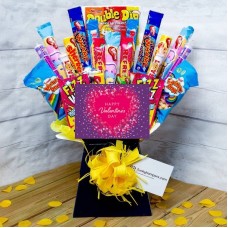 Valentines Day Giant Retro Sweet Bouquet
