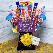Get Well Soon Giant Retro Sweet Bouquet