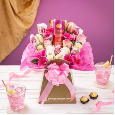 Pink Vodka and Chocolate Bouquet