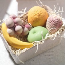 Basket of Chocolate Fruit