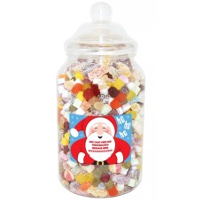 Personalised Santa Giant Sweet Jar