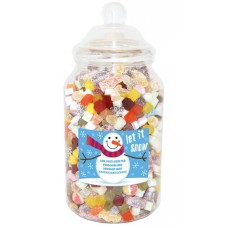 Personalised Snowman Giant Sweet Jar
