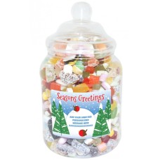 Personalised Robins Large Sweet Jar