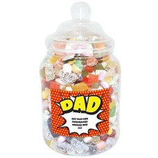 Personalised Dad Large Sweet Jar