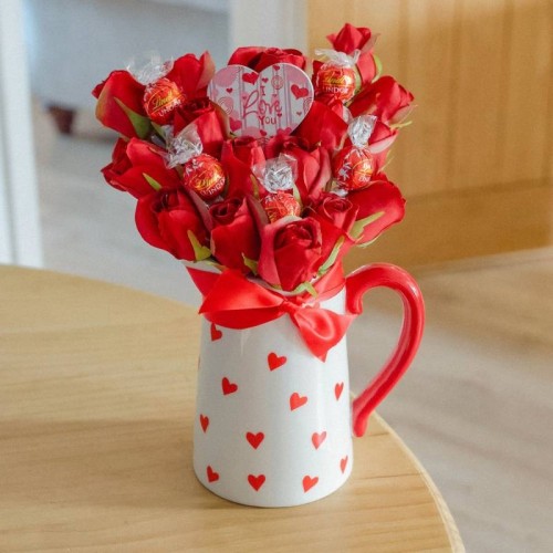 I Love Your Roses and Chocolates Jug